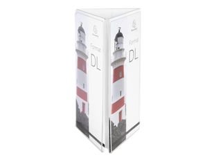 Exacompta Office - Triptyque pour DL (210 x 99 mm) - cristal