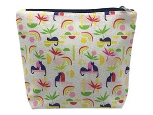 Kiub Chats Pop - Pochette trousse de maquillage - blanc coco