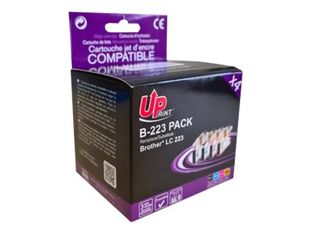 Cartouche compatible Brother LC223 - pack de 4 - noir, cyan, magenta, jaune - Uprint