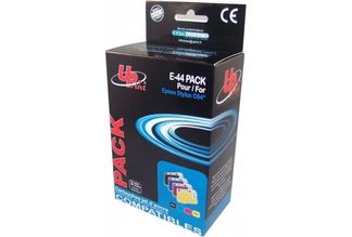 Cartouche compatible Epson T044 Parasol - pack de 4 - noir, jaune, cyan, magenta - Uprint