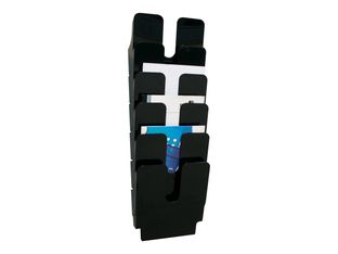 Durable Flexiplus - Trieur mural porte-document - 6 cases A4 vertical - noir