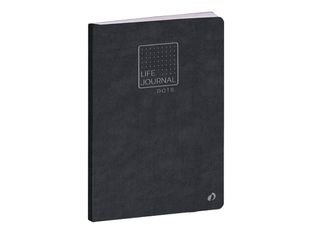 Quo Vadis Life Journal Slim - Carnet de notes - A5 - pointillés - noir