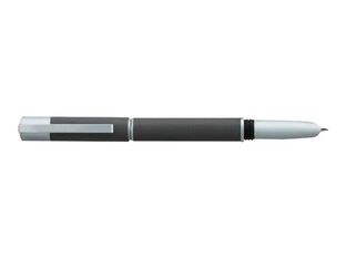 Daniel Hechter Media Relief - Stylo plume - micro-gravure gris anthracite et attributs satinés
