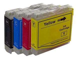 Cartouche compatible Brother LC985 - pack de 4 - noir, jaune, cyan, magenta - Switch 
