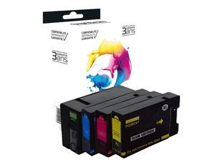 Cartouche compatible Canon PGI-2500XL - pack de 4 - noir, jaune, cyan, magenta - Switch 