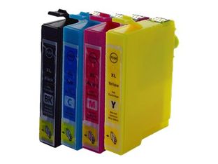 Cartouche compatible Epson T0556 Canard - pack de 4 - noir, jaune, cyan, magenta - Switch 