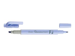 Pentel Illumina FLEX - Surligneur double pointe - bleu pastel