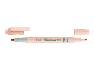 Pentel Illumina FLEX - Surligneur double pointe - orange pastel