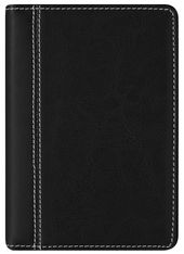 Agenda de poche spiralé Delta Palermo - 1 semaine sur 2 pages - 8 x 12 cm - noir - Brepols