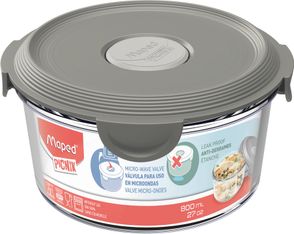 Maped Picnik Concept Adult - Boite à déjeuner en verre compact 800 ml - gris