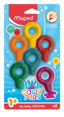 Maped Colorpep's Baby - 6 Crayons de cire