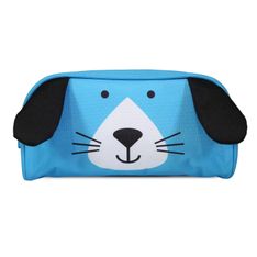 Trousse rectangulaire Kids Chien - 1 compartiment - bleu - Bagtrotter
