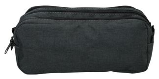 Estuche rectangular con 3 compartimentos - negro - Carpentras