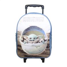 Sac à dos à roulettes Star Wars / The Mandalorian 31 cm - 1 compartiment - beige - Bagtrotter