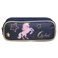 Trousse rectangulaire Cybel - 2 compartiments - bleu marine - Bagtrotter
