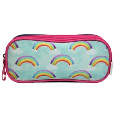 Trousse rectangulaire Phileas - 2 compartiments - arc-en-ciel - Bagtrotter