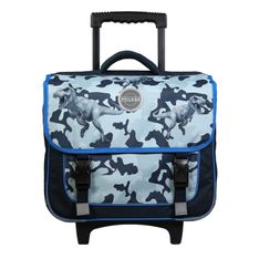 Cartable à roulettes Phileas 38 cm - 2 compartiments - dino - Bagtrotter