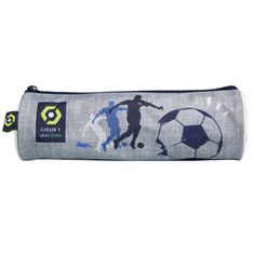 Trousse ronde Ligue 1 - 1 compartiment - gris - Bagtrotter
