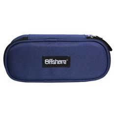 Trousse ovale Offshore - 1 compartiment - bleu - Bagtrotter