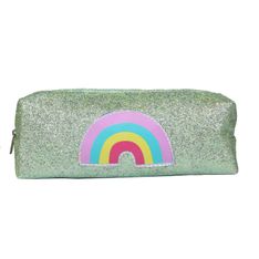 Trousse rectangulaire Arc-en-ciel - 1 compartiment - vert - Bagtrotter