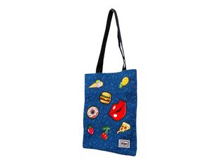 Oh My Pop! Patches - Sac shopping - bleu foncé - Karactermania