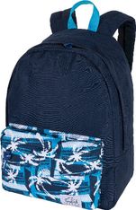 Sac à dos Kanabeach Boy - 1 compartiment - gris chiné et noir - Exclusivité Bureau Vallée - Oberthur