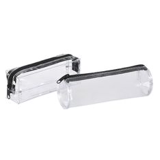 Trousse Clear - 1 compartiment - transparent ronde ou rectangulaire - Viquel