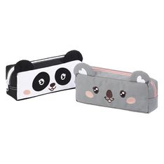 Trousse rectangulaire Cute Animals - 1 compartiment - 2 modèles disponibles - Viquel