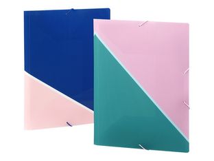 Viquel Duality - Chemise à 3 rabats - pour A4 - disponible dans différentes couleurs