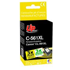 Cartouche remanufacturée Canon CL-561XL - cyan, magenta, jaune - Uprint