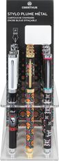 Stylo plume Squelette - 3 decors assortis - Oberthur