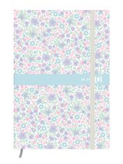Agenda Oxford Flowers 12x18cm - Bleu
