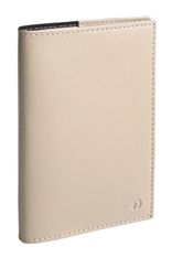 Agenda Soho Prestige avec répertoire - 1 semaine sur 2 pages - 10 x 15 cm - beige poudré - Quo Vadis