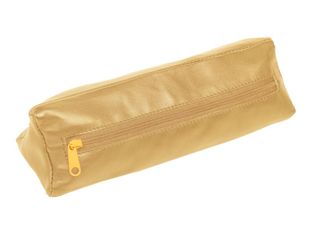 Trousse Merinos triangulaire - 3 compartiments - havane - Quo Vadis