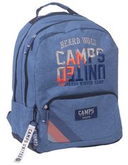 Sac à dos Camps Beard Wolf - 2 compartiments - bleu - 25L - Kid'Abord