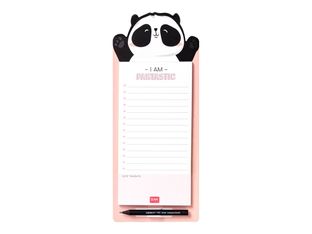 Legami Don't Forget - Bloc-notes magnétique - 11 x 28 cm - 60 feuilles - panda
