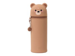 Legami Kawaï Teddy Bear - Trousse Pot à crayons 2-en-1 - silicone