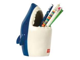 Legami - Pot à crayons céramique - requin