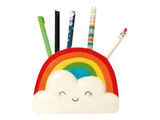 Legami - Pot à crayons céramique - arc-en-ciel