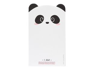 Legami - Bloc-notes - 11 x 19 cm - 70 feuilles - panda