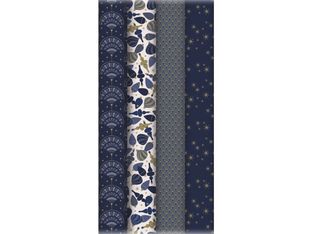 Clairefontaine Excellia Christmas - Papier cadeau - 70 cm x 2 m - différents modèles disponibles (nuit étoilée)