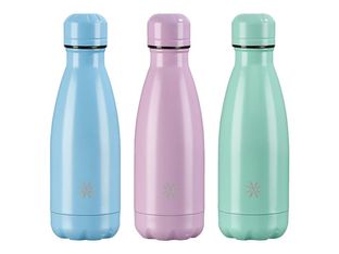 Aqua Pastel - Gourde Bouteille isotherme 350 ml - double paroi - disponible dans différentes couleurs - Viquel