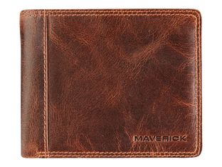 Maverick The Original - Portefeuille RFID avec 2 pochettes pour les billets - cuir