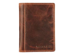 Maverick The Original - Portefeuille RFID avec poche pour la monnaie - cuir (9x12 cm)