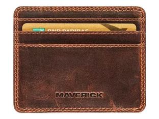 Maverick The Original - Portefeuille Magic RFID avec porte-cartes - cuir