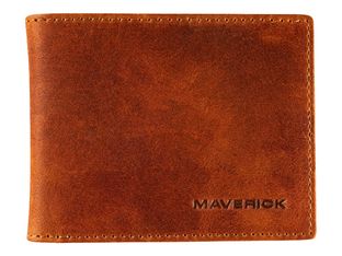 Maverick New Men - Portefeuille RFID avec 2 pochettes pour les billets - cuir