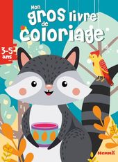 Mon gros livre de coloriage - Raton laveur