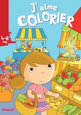 J'aime colorier (4-6 ans) - Marché
