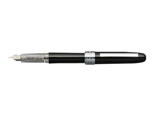 Platinum Plaisir - Stylo plume pointe moyenne - noir