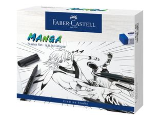 Faber-Castell Manga Starter Set - Kit d'apprentissage pour technique manga